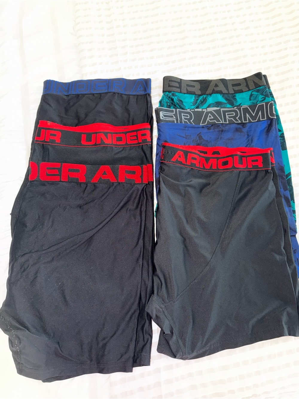 Under Armour Men’s Black Compression Boxer Jocks Briefs - Bundle of 6 size 3X